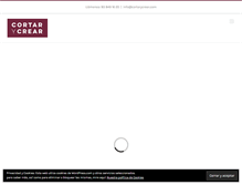 Tablet Screenshot of cortarycrear.com
